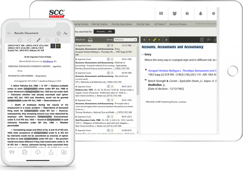 Scc online web edition ebc
